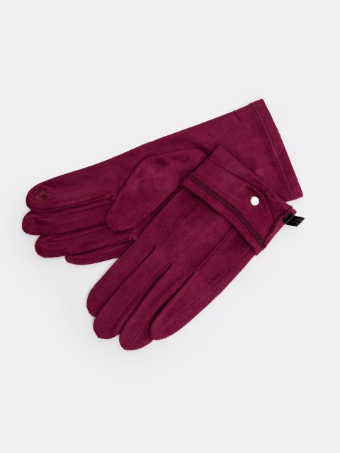 Бордовые перчатки Angelo Bianco (Анджело Бьянко) - артикул: 0К-00073179 - ракурс 1