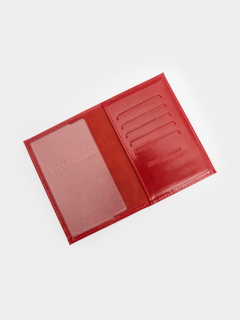 Красная обложка для документов Angelo Bianco (Анджело Бьянко) - артикул: 0К-00072823 - ракурс 1