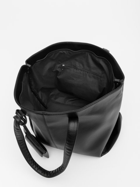 Чёрный шоппер S.Lavia (Славия) - артикул: 1555 103 01 - ракурс 9