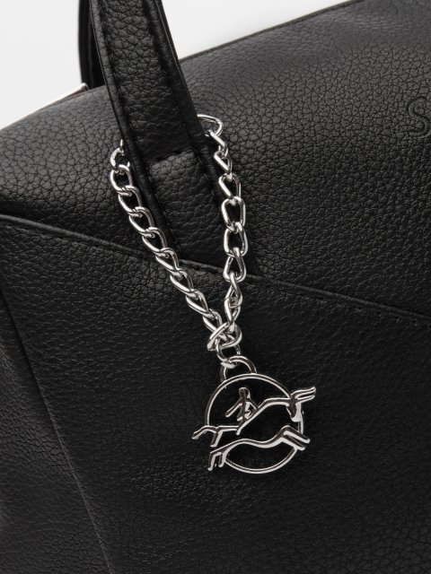 Чёрный саквояж S.Lavia (Славия) - артикул: 1529 92 01 - ракурс 5