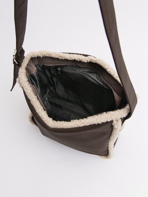 Темно-коричневый хобо NaVibe (NaVibe) - артикул: V105 213 12 - ракурс 6