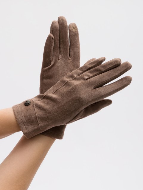 Темно-бежевые перчатки Angelo Bianco (Анджело Бьянко) - артикул: 0К-00073203 - ракурс 2