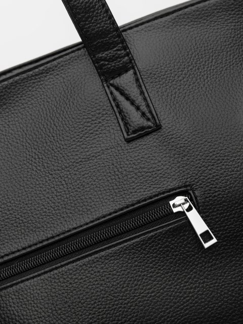 Чёрный шоппер S.Lavia (Славия) - артикул: 1555 103 01 - ракурс 4