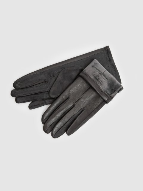Темно-серые перчатки Angelo Bianco (Анджело Бьянко) - артикул: 0К-00073182 - ракурс 1