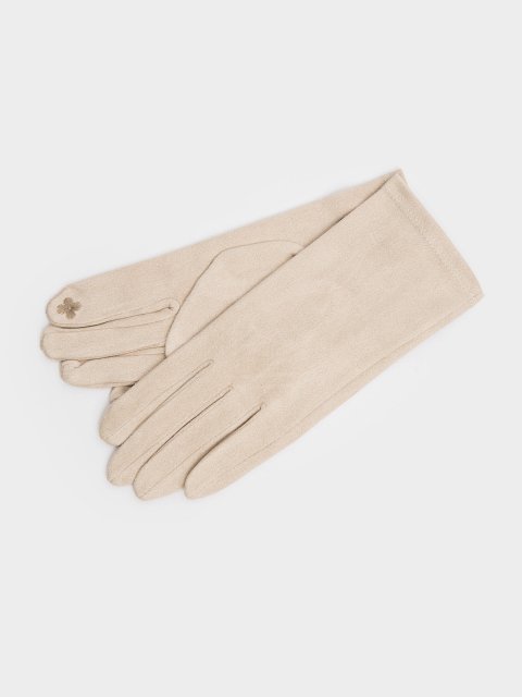 Бежевые перчатки Angelo Bianco - 799.00 руб