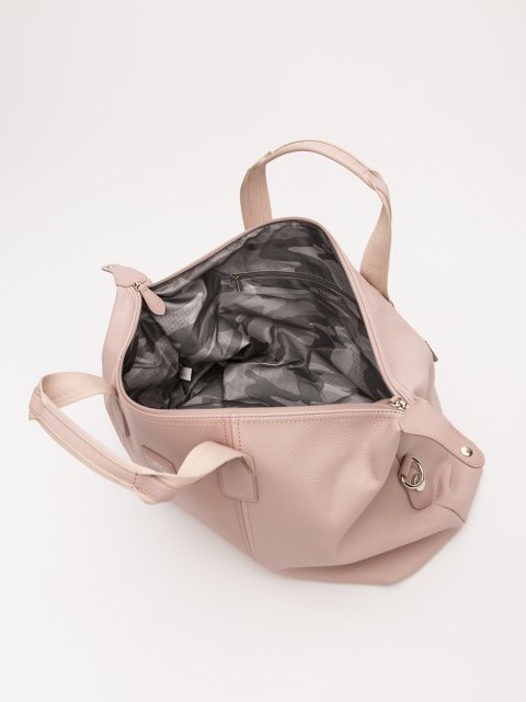 Розовая дорожная сумка David Jones. Вид 4.