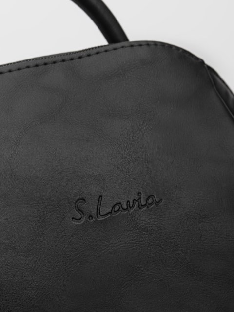 Чёрный рюкзак S.Lavia. Вид 7.
