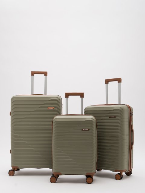 Оливковый чемодан S.Lavia (Славия) - артикул: 0К-00067823 - ракурс 4