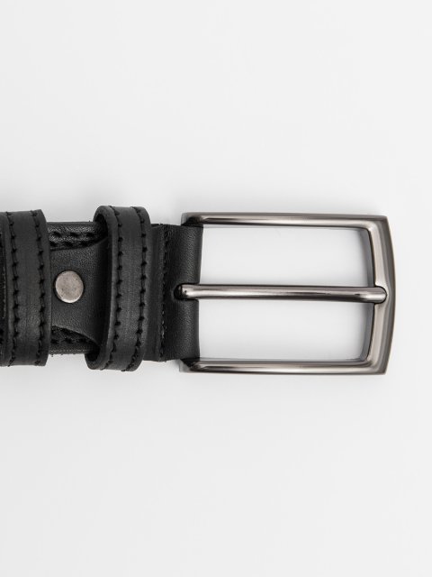 Чёрный ремень Angelo Bianco (Анджело Бьянко) - артикул: 0К-00067730 - ракурс 1