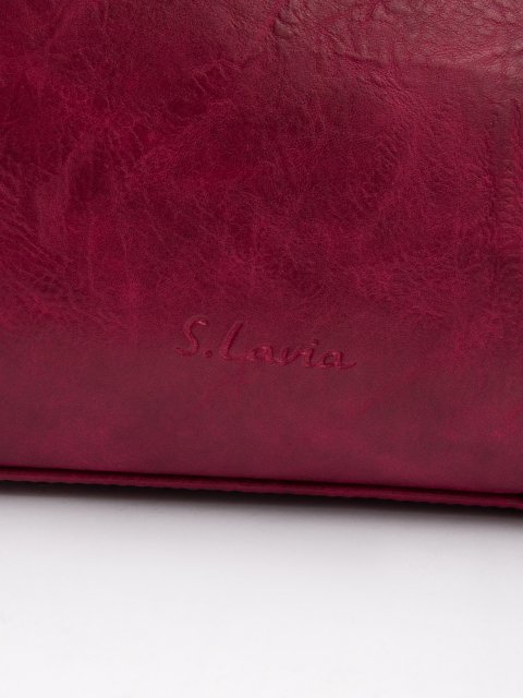 Брусничный саквояж S.Lavia (Славия) - артикул: 1560 512 04 - ракурс 5