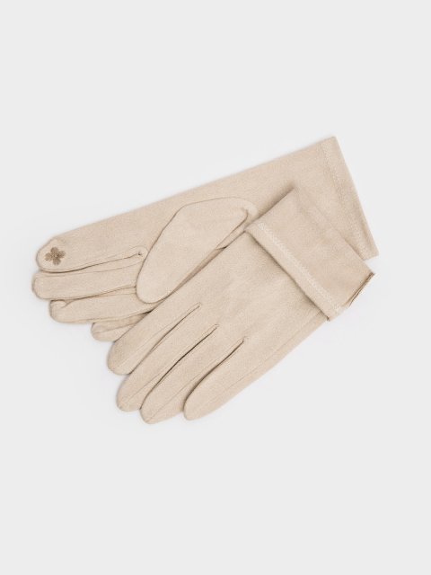 Бежевые перчатки Angelo Bianco (Анджело Бьянко) - артикул: 0К-00073197 - ракурс 1