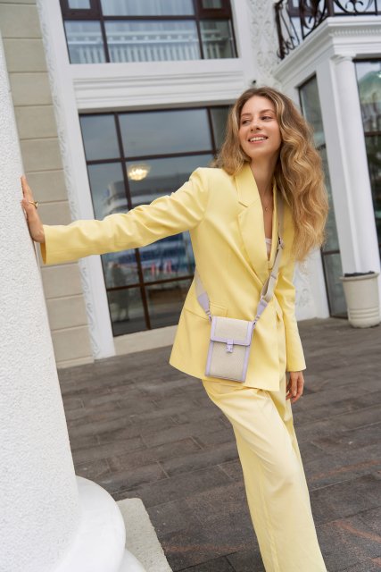 Бежевый кросс-боди David Jones (Дэвид Джонс) - артикул: 0К-00071040 - ракурс 1