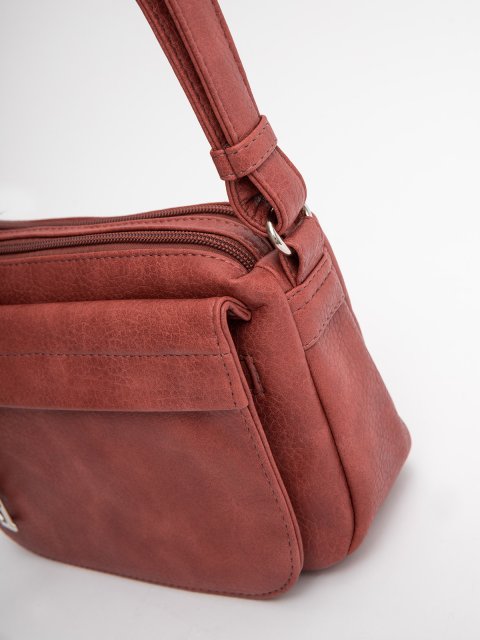 Кирпичный кросс-боди S.Lavia (Славия) - артикул: 1430 860 90 - ракурс 5