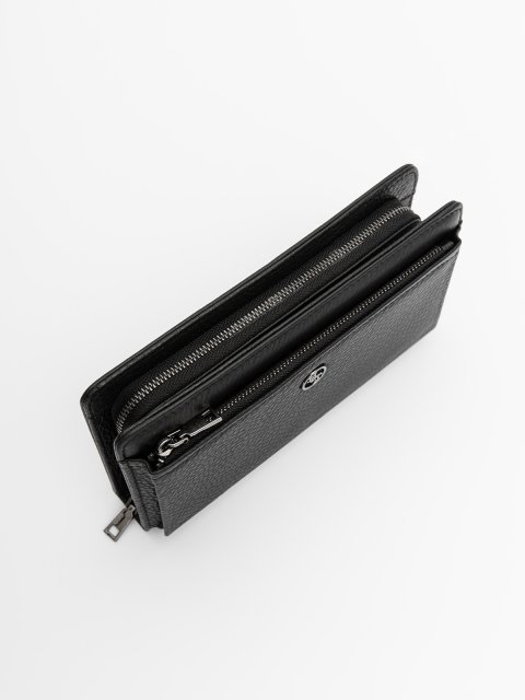 Чёрный клатч HT (HT) - артикул: 0К-00073073 - ракурс 2