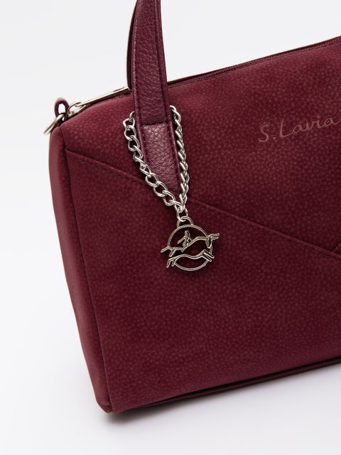 Бордовый саквояж S.Lavia (Славия) - артикул: 1562 213 03 - ракурс 5
