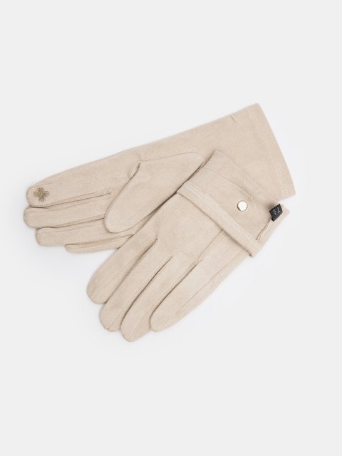 Бежевые перчатки Angelo Bianco (Анджело Бьянко) - артикул: 0К-00073204 - ракурс 1