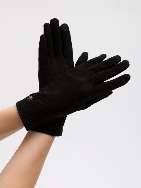 Чёрные перчатки Angelo Bianco (Анджело Бьянко) - артикул: 0К-00073231 - ракурс 2