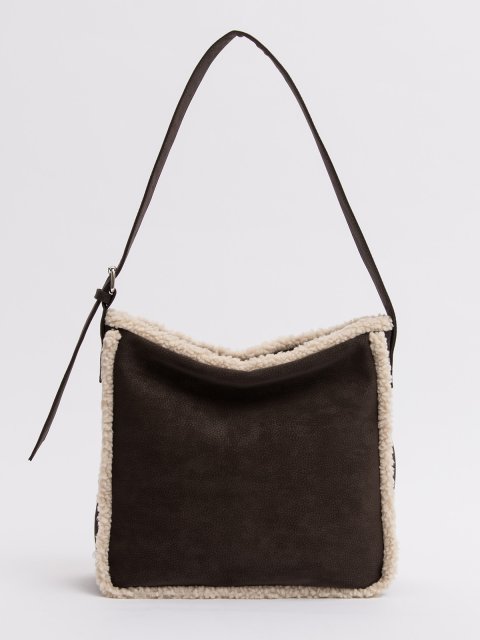 Темно-коричневый хобо NaVibe (NaVibe) - артикул: V105 213 12 - ракурс 2
