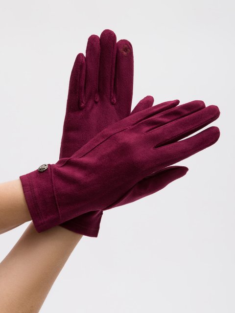 Бордовые перчатки Angelo Bianco (Анджело Бьянко) - артикул: 0К-00073179 - ракурс 2
