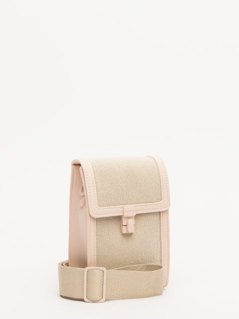 Бежево-розовый кросс-боди David Jones - 1899.00 руб