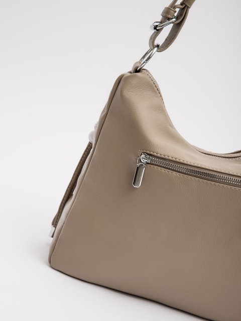 Темно-бежевый хобо S.Lavia (Славия) - артикул: 0К-00072564 - ракурс 3