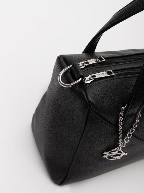 Чёрный саквояж S.Lavia (Славия) - артикул: 1529 92 01 - ракурс 4