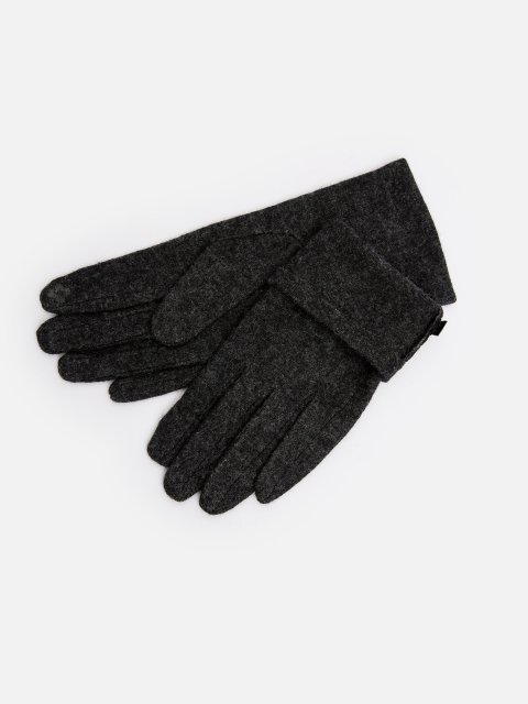 Темно-серые перчатки Angelo Bianco (Анджело Бьянко) - артикул: 0К-00073080 - ракурс 1