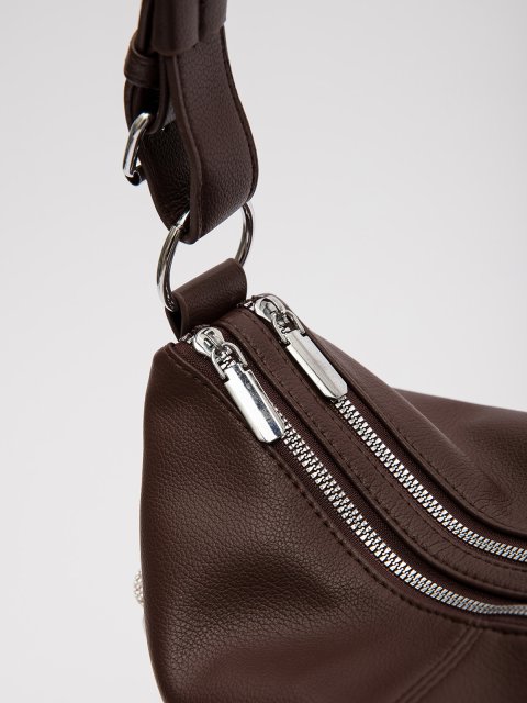 Темно-коричневый хобо S.Lavia (Славия) - артикул: 0К-00072563 - ракурс 4