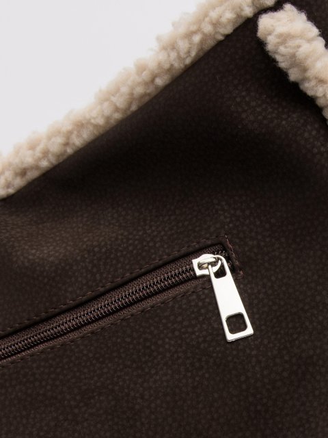 Темно-коричневый хобо NaVibe (NaVibe) - артикул: V105 213 12 - ракурс 4