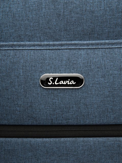 Темно-синий чемодан S.Lavia. Вид 6.