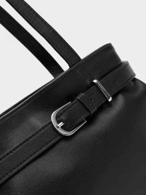 Чёрный тоут S.Lavia (Славия) - артикул: 00164 10 01 - ракурс 4