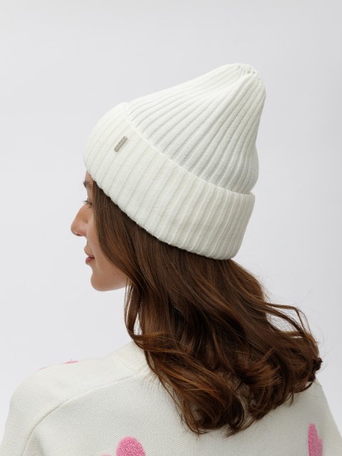 Белая шапка ADEL (ADEL) - артикул: 0К-00069010 - ракурс 2