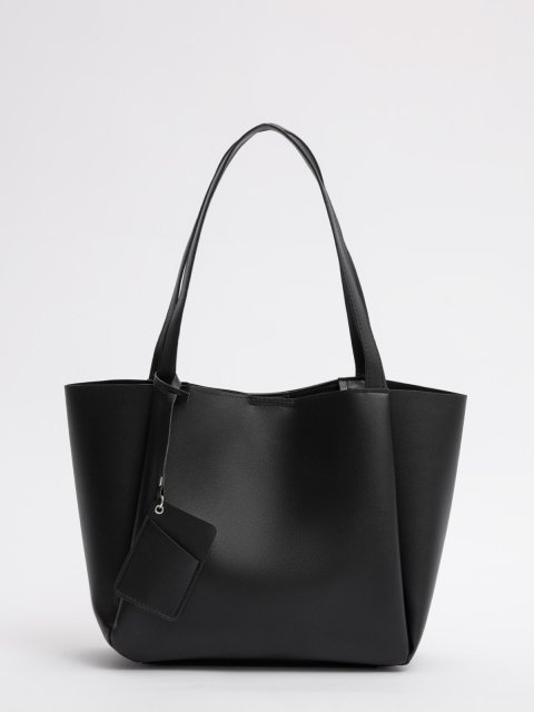 Чёрный шоппер S.Lavia (Славия) - артикул: 1558 153 01 - ракурс 1