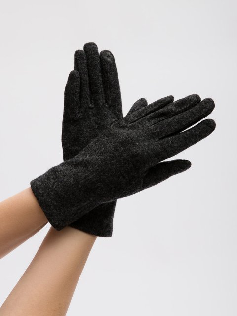 Темно-серые перчатки Angelo Bianco (Анджело Бьянко) - артикул: 0К-00073080 - ракурс 2