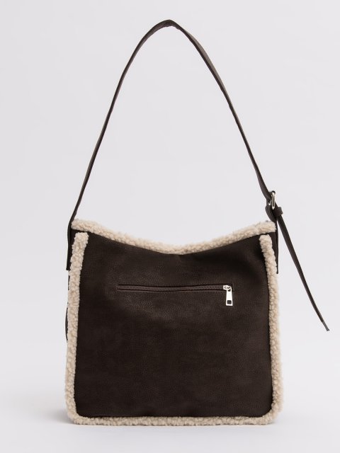 Темно-коричневый хобо NaVibe (NaVibe) - артикул: V105 213 12 - ракурс 3
