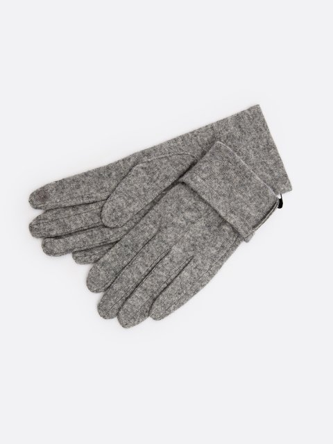 Серые перчатки Angelo Bianco (Анджело Бьянко) - артикул: 0К-00073219 - ракурс 1