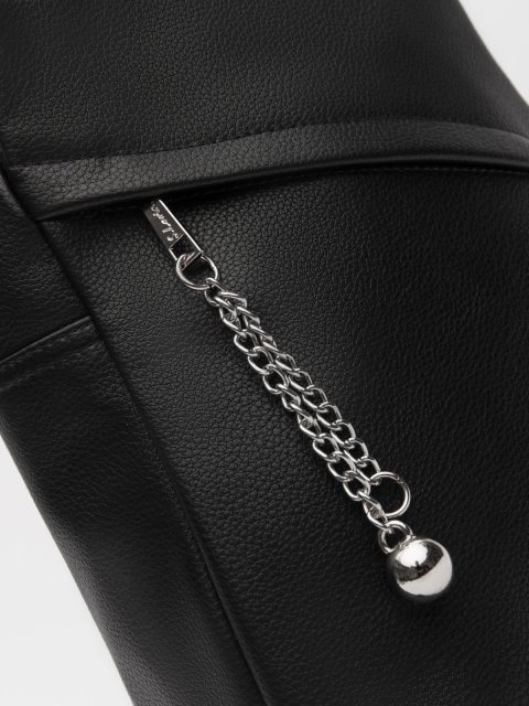 Чёрный рюкзак S.Lavia. Вид 8.