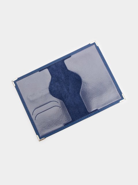 Синяя обложка для документов Angelo Bianco (Анджело Бьянко) - артикул: 0К-00048099 - ракурс 1