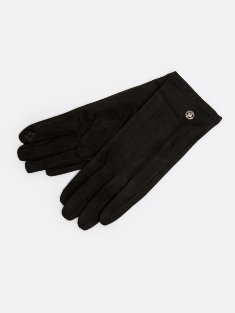 Чёрные перчатки Angelo Bianco - 799.00 руб