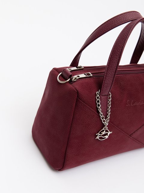 Бордовый саквояж S.Lavia (Славия) - артикул: 1562 213 03 - ракурс 7