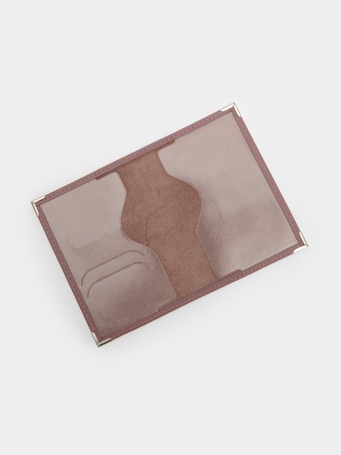 Темно-розовая обложка для документов Angelo Bianco (Анджело Бьянко) - артикул: 0К-00046318 - ракурс 1