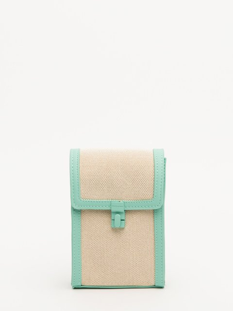 Зелёный кросс-боди David Jones. Вид 2.