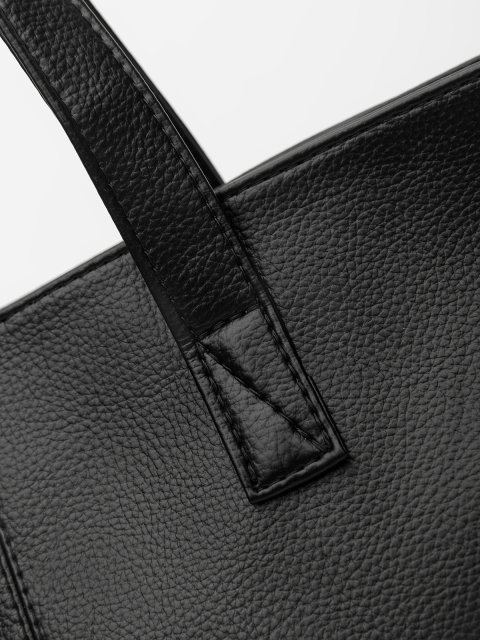 Чёрный шоппер S.Lavia (Славия) - артикул: 1555 103 01 - ракурс 7