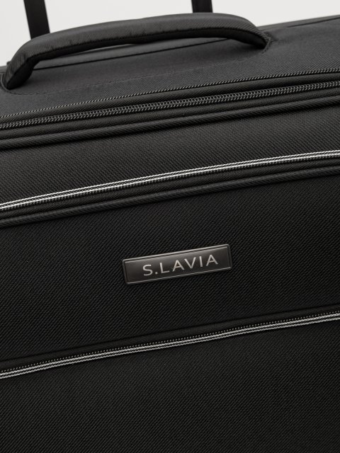 Чёрный чемодан S.Lavia. Вид 7.
