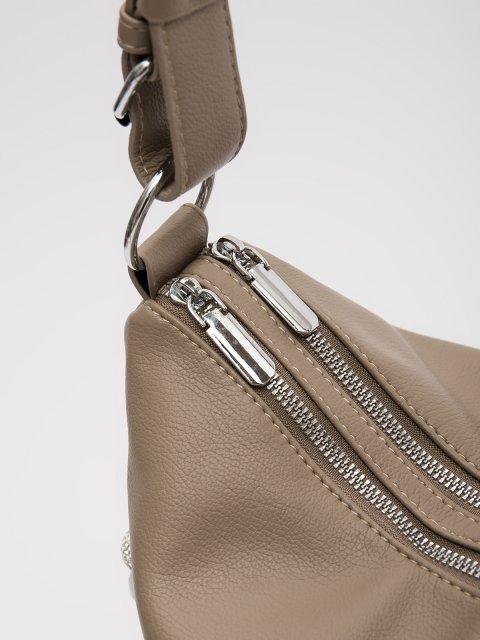 Темно-бежевый хобо S.Lavia (Славия) - артикул: 0К-00072564 - ракурс 4