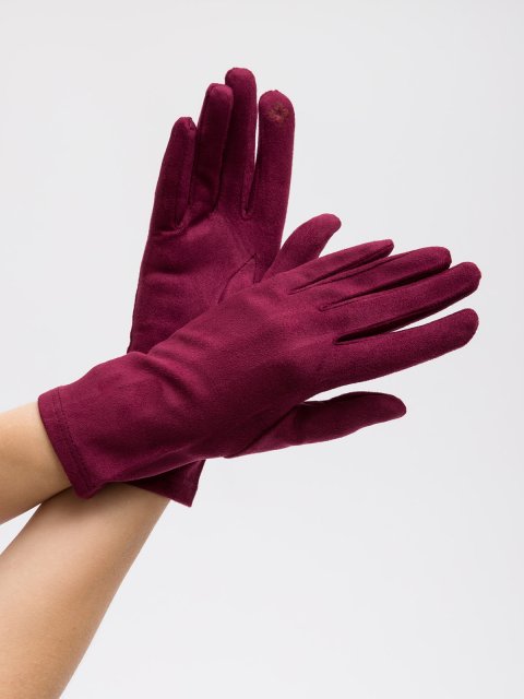 Бордовые перчатки Angelo Bianco (Анджело Бьянко) - артикул: 0К-00073176 - ракурс 2