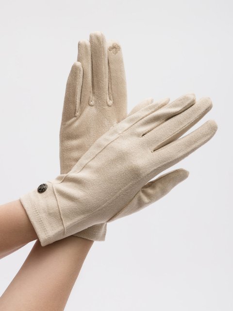 Бежевые перчатки Angelo Bianco (Анджело Бьянко) - артикул: 0К-00073204 - ракурс 2