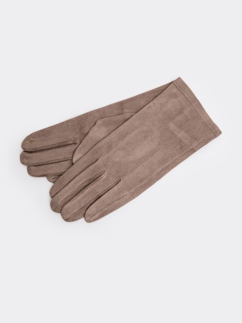 Темно-бежевые перчатки Angelo Bianco - 799.00 руб