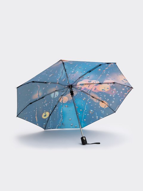 Сиреневый зонт автоматический Steki Ame (Steki Ame) - артикул: 0К-00073286 - ракурс 3