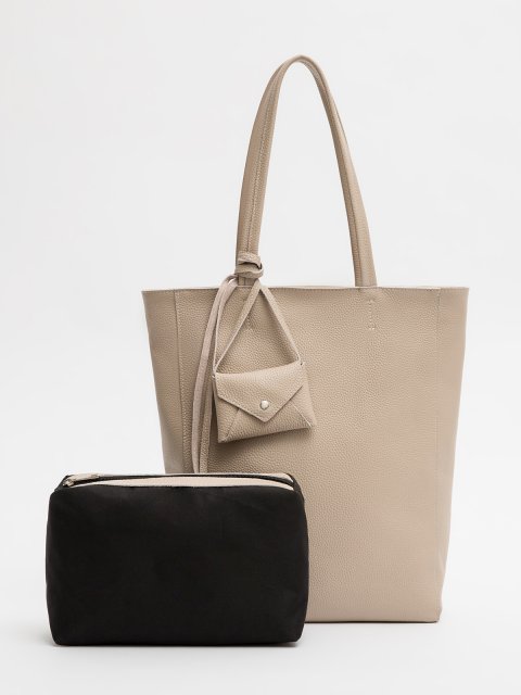 Бежевый шоппер S.Lavia (Славия) - артикул: 00155 12 25 - ракурс 3